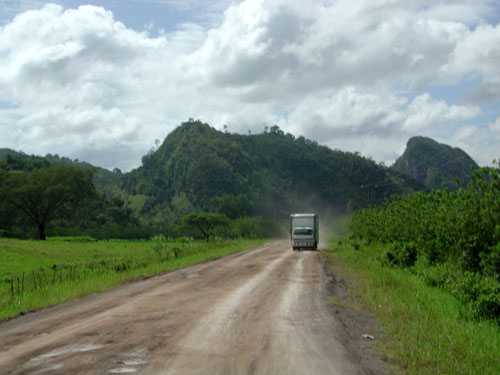 Honduras - Mosquitia - Route entre Bonito Oriental et Limon