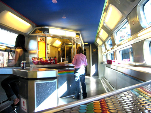 Train TGV - bar